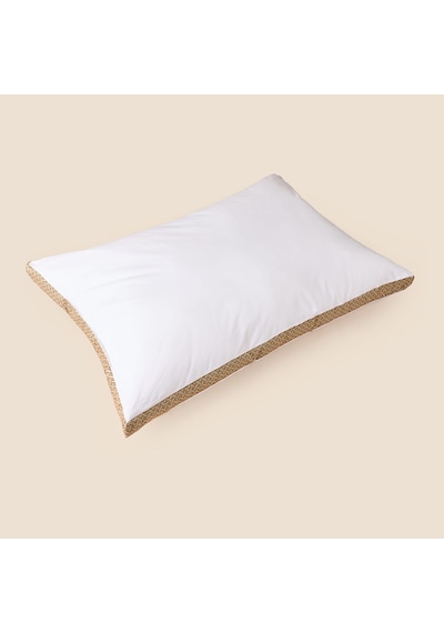 Soft Dar Dokumalı Mikrojel Yastık - Beyaz - 45x65 Cm Çok Renkli