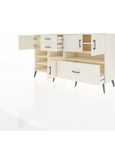 Kronos Konsol 7 Raflı 3 Çekmeceli 4 Kapaklı 176x59x99 Aytaşı-ayta Aytaşı-aytaşı