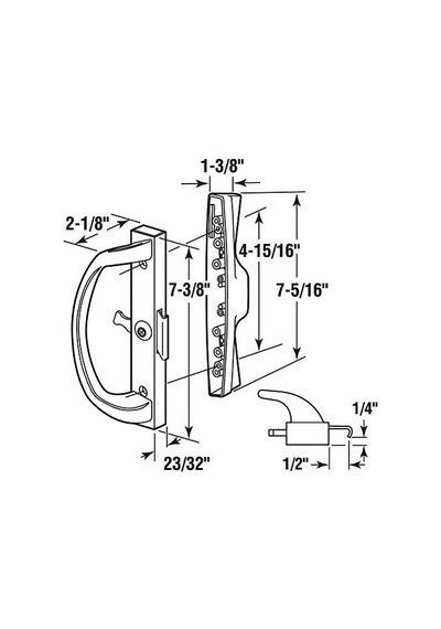 Prime Line Ürünler C 1263 Kelepçe Tip Kapı Motoru, Kısılma, Beyaz