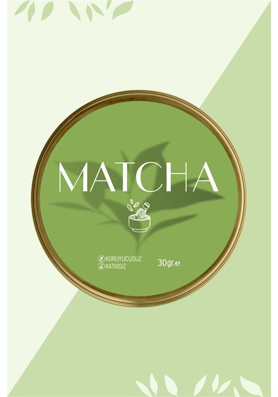 Aa Kalite Organik Matcha Çayi 30gr- Maça Tozu