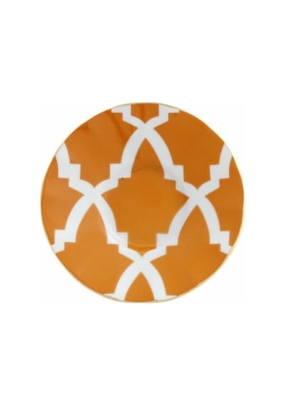 Porland Morocco Turuncu Ergonomik Çay Tabağı 12cm 04ap021487