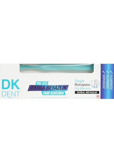 Klasik Florürsüz Doğal Diş Macunu 75 Ml Diş Fırçası Hediyeli