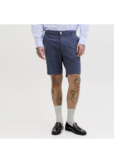 Erkek Keten Cepli Chino Sort - Dave - 12229629 Sky Captain