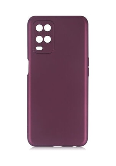 Oppo A54 4g Kılıf Esnek Yapılı İnce Slim Silikon Kapak Ryc/premier Bordo