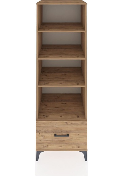 Kronos Dolap 4 Raflı Tek Çekmeceli 60x59x182 Çam-çam Atlas Çam