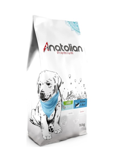 Anatolian Premium Kuzulu Orta ve Büyük Irk Yavru Köpek Maması 16 kg