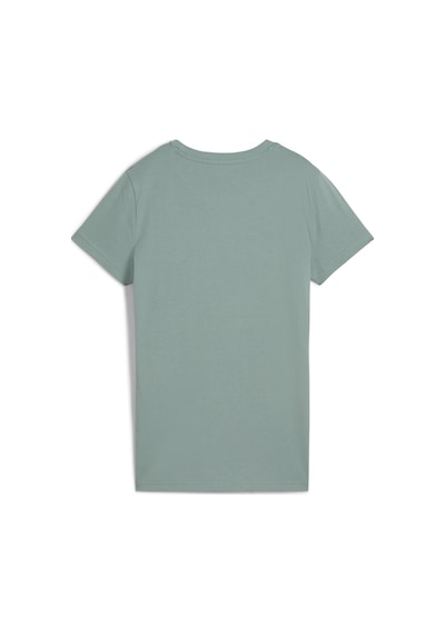 Puma 68508130 Graphics Floral Cat Logo Tee Kadın Spor Tişört Yeşil