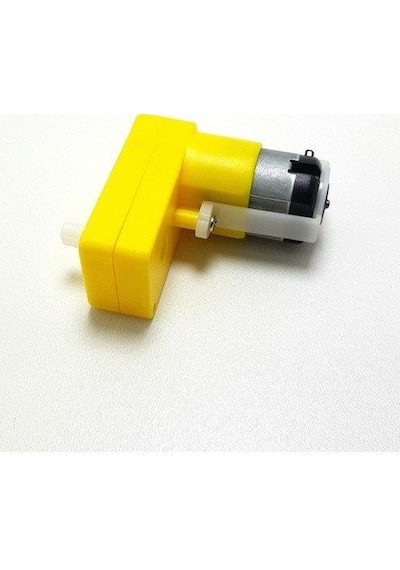 Arduino 90Derece 6V 250Rpm Redüktörlü Motor 2Adet