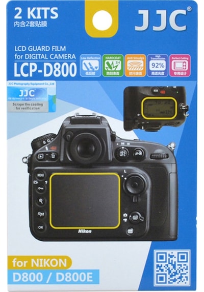 Jjc LCP-D800 Nikon D800 D800E Uyumlu LCD Ekran Koruyucu Film 2'li