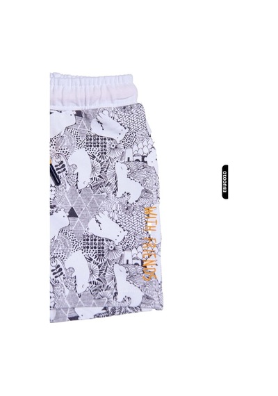 Xo Kids Erkek Bebek Friend Şort 9 Ay - 2 Yaş 62601 Beyaz - Gri