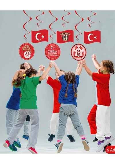 23 Nisan Çoçuk Bayramı Sarkıt Uzar Süs Milli Egemenlik Bayramı Okul Sınıf Süsleri 23 Nisan Dekor
