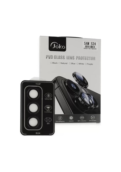 Joko Samsung Galaxy UyumluS24 Pvd Metal Kamera Lens - Siyah