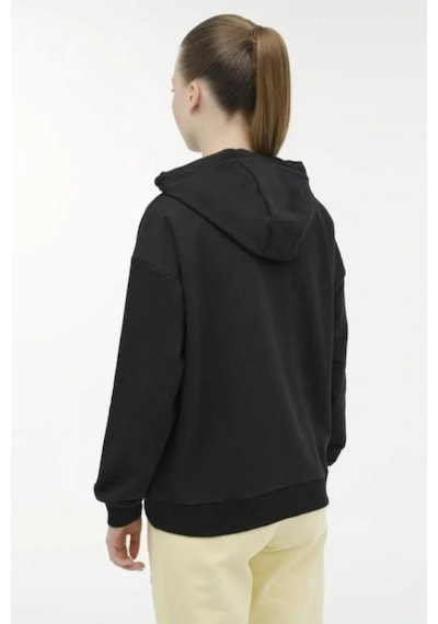 Lumberjack Wb Hoodıe 17sn80 3pr Kadın Sweatshirt Siyah Xs-xl 001