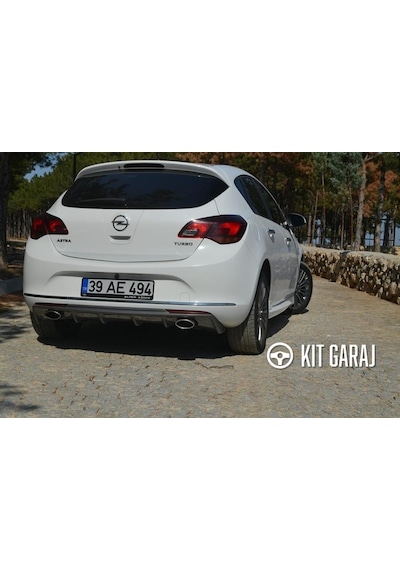 Kit Garaj Opel Astra J Hb Makyajlı Rieger Difüzör Plastik Boyalı