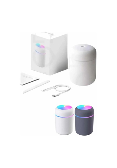Hubrendy Tekno Humidifier Led Işıklı Mini Ortam Oda Kokusu Aromaterapi Buhardanlık
