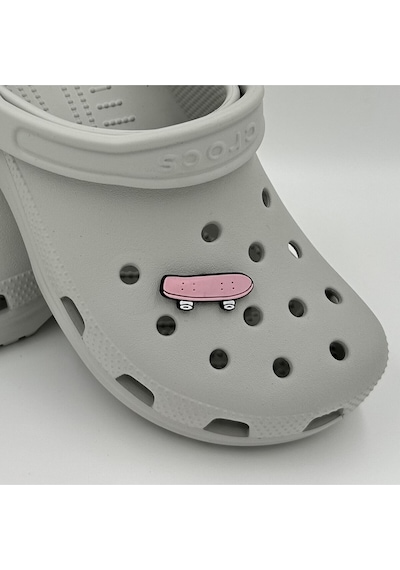 Crocs Terlik Süsü Ve Aksesuarı , Çanta Süsü Renkli Jibbitz Kaykay 03 Görselli Figür Aksesuarı Pembe-beyaz-siyah Crocs Terlik Süsü Ve Aksesuarı , Çanta Süsü Renkli Jibbitz Kaykay 03 Görselli Figür Aksesuarı Pembe-beyaz-siyah