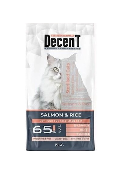 Decent Urinary Care Somonlu 15 Kg Kısırlaştırılmış Kedi Maması
