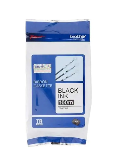 Tonersepeti Brother P-touch Tr-100bk Etıket 100 Mt Siyah Ribon