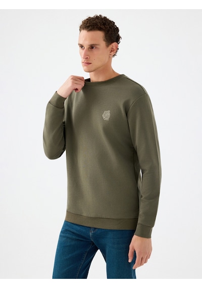 Erkek Sweat Lf2041388 Haki