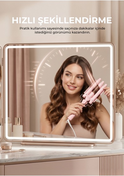 Ks-33 Wag Maşası 3x25 Mm 120w Su Dalgası Saç Maşası