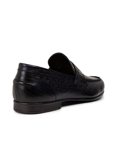 Deery Hakiki Deri Lacivert Erkek Loafer Ayakkabı - 01978mlcvc08 Lacivert