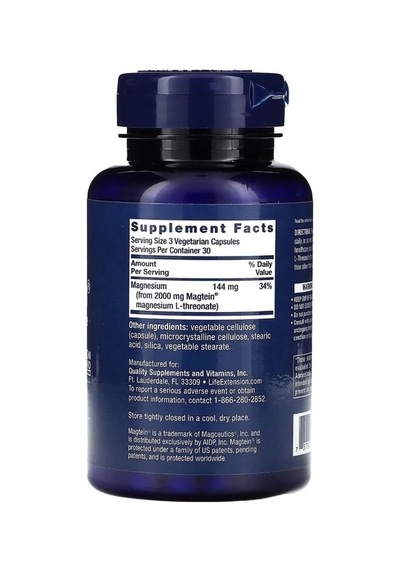 Neuro Mag Magnesium 90 Capsules