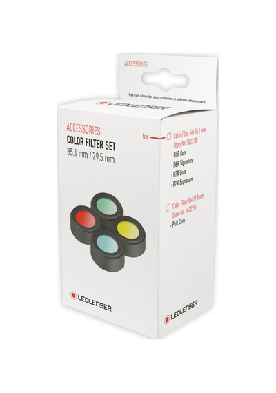 Led Lenser Renkli Filtresi Seti Çok Renkli