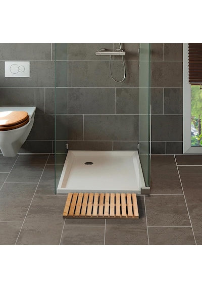 Wenko Küvet Matı İç Ve Dış Mekan Bambu 40 X 60 Cm Banyo Matı, Duş Matı, Küvet Matı, Kaymaz Tabanlı Havuz Mat Diğer