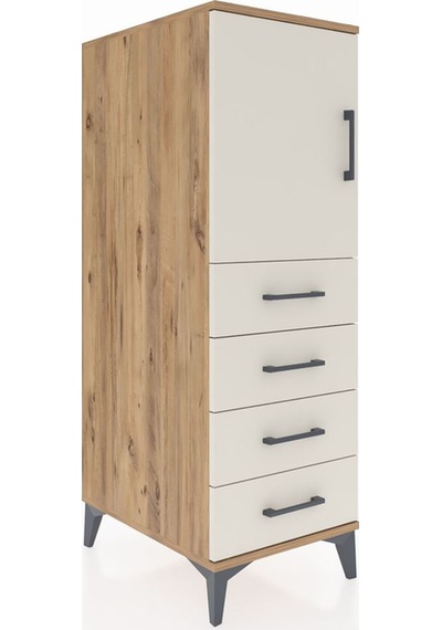 Kronos Dolap 2 Raflı 4 Çekmeceli Tek Kapaklı 44x59x134 Çam-ay... Çam Kronos Dolap 2 Raflı 4 Çekmeceli Tek Kapaklı 44x59x134 Çam-ay... Çam