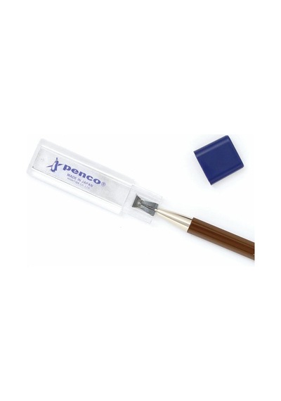 Penco Prime Timber 2.0 Mm Pencil & Sharpener Set Mekanik Uçlu Kalem Ve Kalemtraş Seti Kahverengi