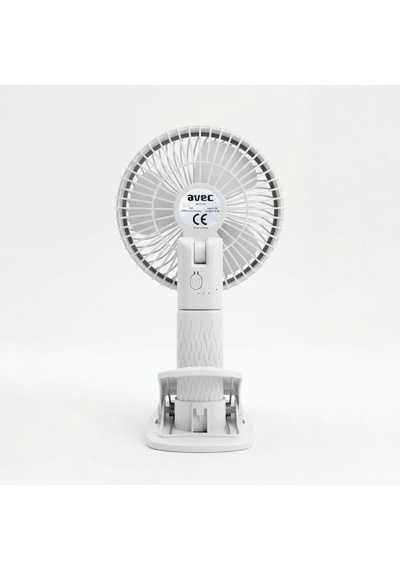 Avec Av-f131 4 Ü 1 Arada Usb Şarjlı Çok Fonksiyonlu Fan - Klipsli Döner Başlıklı Vantilatör