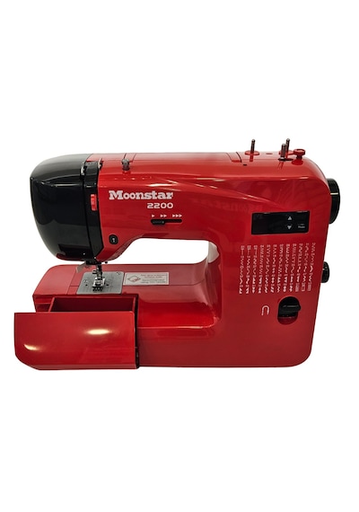 Moonstar 2200 60 Desen Ev Tipi Elektronik Düz Dikiş Makinesi Kırmızı