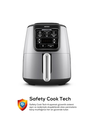 Karaca Air Pro Cook XL 2 in 1 Konuşan Airfryer Fritöz 4 Kişilik
