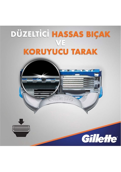 Gillette Fusion Proglide Power Yedek Tıraş Bıçağı 2'li 3 Al 2 Öde