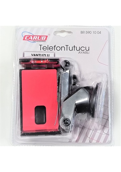 Carub Ipad-Telefon Tutucu Vantuzlu Ayarlı Kızaklı