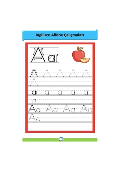 Okul Öncesi İngilizce Okuma-Yazma Eğitim Seti (2 Kitap)