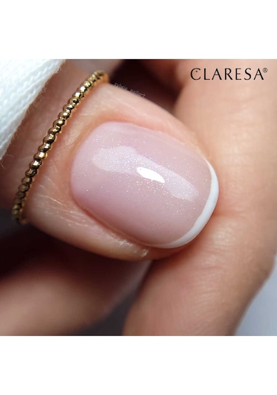 Claresa Kalıcı Oje French Time Şeffaf Parıltılı Açık Pembe 01 5gr