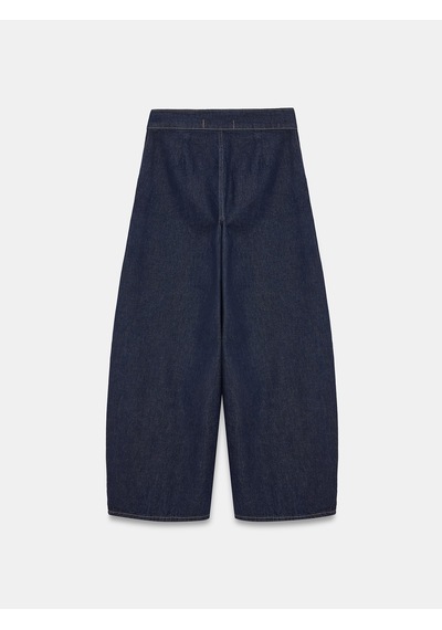 Dilvin 72390 %100 Pamuk Baggy Jean Lacivert