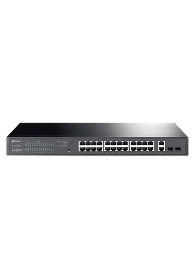 Tp-link Tl-sg1428pe 28 Port 10-100-1000 Poe+ Switch 2 Port Sfp Çelik Kasa Rack Mount
