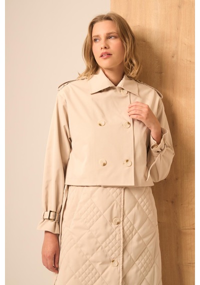Ftz Women Kadın İkili Trenç Beige 31253 Beige