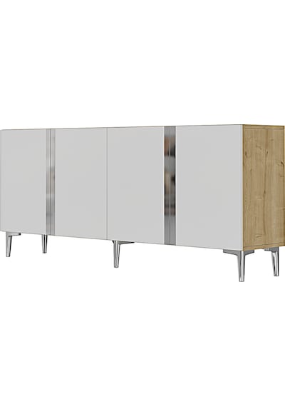 Ka1898dbs Anka Konsol Ve Tv Sehpası Safirmeşe-beyaz-silver 180cm