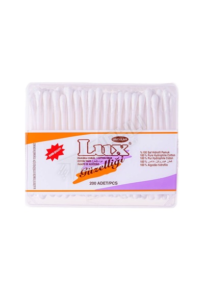 2 Adet Lux Kulak Pamuğu 200 Lü Kare