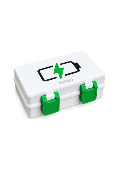 Yapı3d Aa Aaa Pil Saklama Kutusu Organizer Çoklu Pil Düzenleyici Taşıma Muhafaza Kutusu Bölmeli Aa Aaa Pil Kutusu