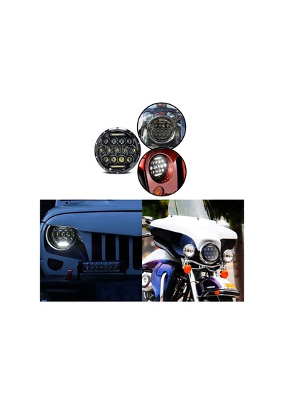 Knmaster Kübel Drl Motosiklet / Off Road / Otomobil Led Farı Takı N11.7739