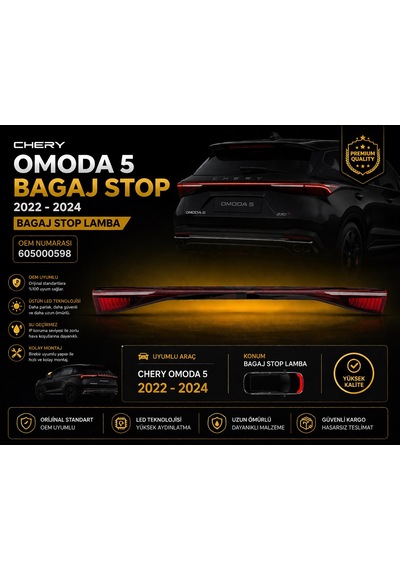Chery Omoda 5 Stop Lambası Bagaj 2022-2024 605001255aa