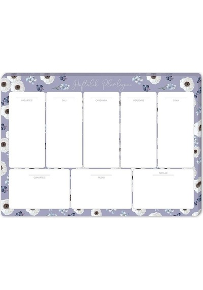 17x24 Haftalık Planner-haftalık Planlayıcı 52 Sayfa - Pudra