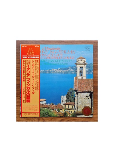 Felix Mendelssohn-bartholdy, Christoph Von Dohnányi, Wiener Philharmoniker Symphony N 4 In A Maj