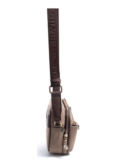 Silver Polo Sp1162 Kadın Çapraz Çanta Süet Vizon-kahve