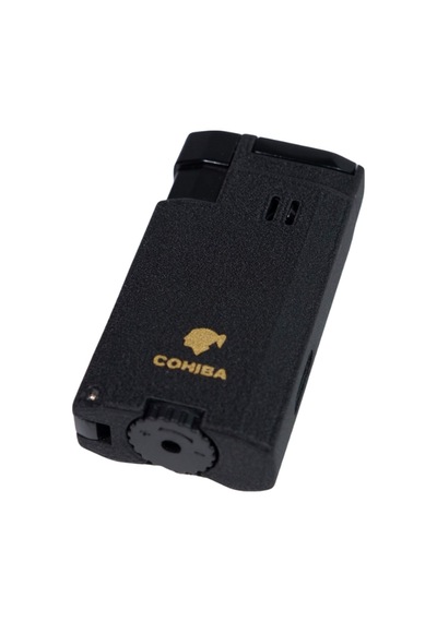 Cohiba Çift Torch Pürmüz Siyah Puro Çakmağı - Tr9040