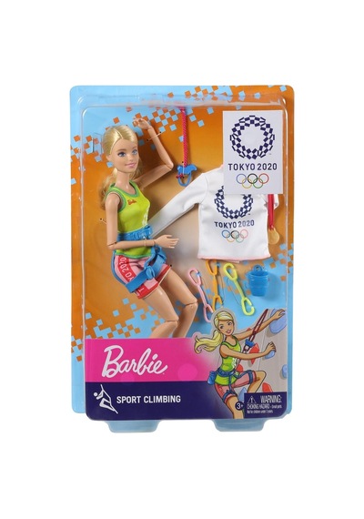 Barbie Olimpiyat Bebekleri Tokyo 2020-Tırmanış-Gjl75